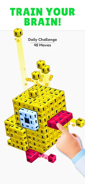 Скачать взломанную Unpuzzle: Tap Away Blocks Game — Без рекламы и открыты все уровни — скриншот 4