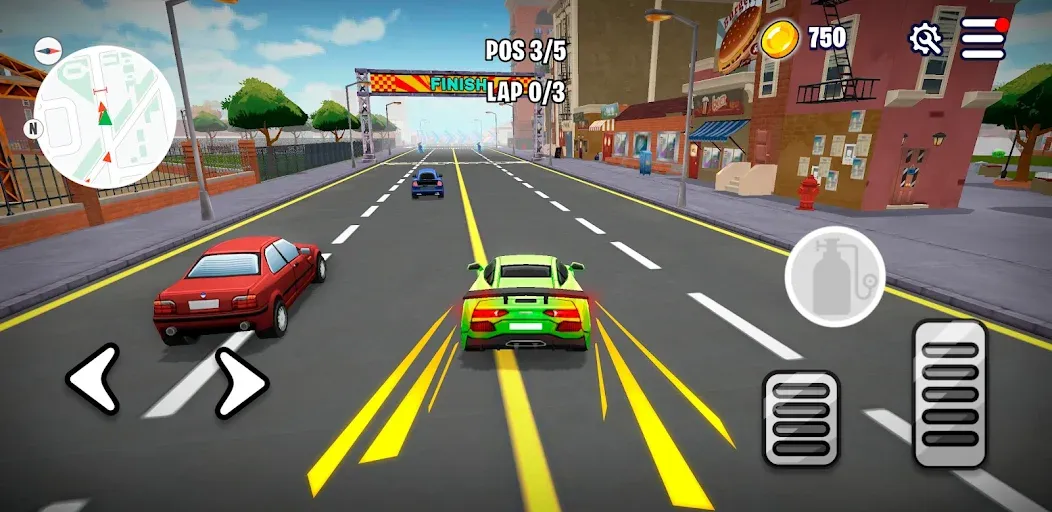Скачать Rumble Racing: Car Drifting — Модификация Безлимитные деньги и топливо — скриншот 1