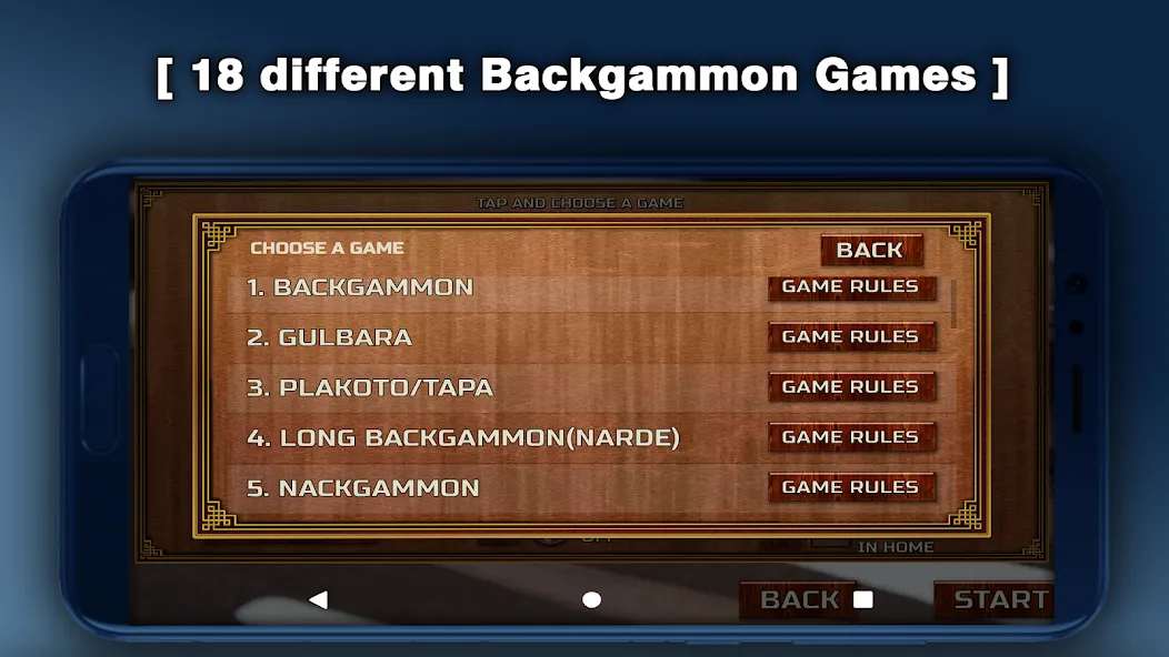 Backgammon - 18 Board Games MOD APK на Android — Больше режимов и без рекламы — скриншот 2