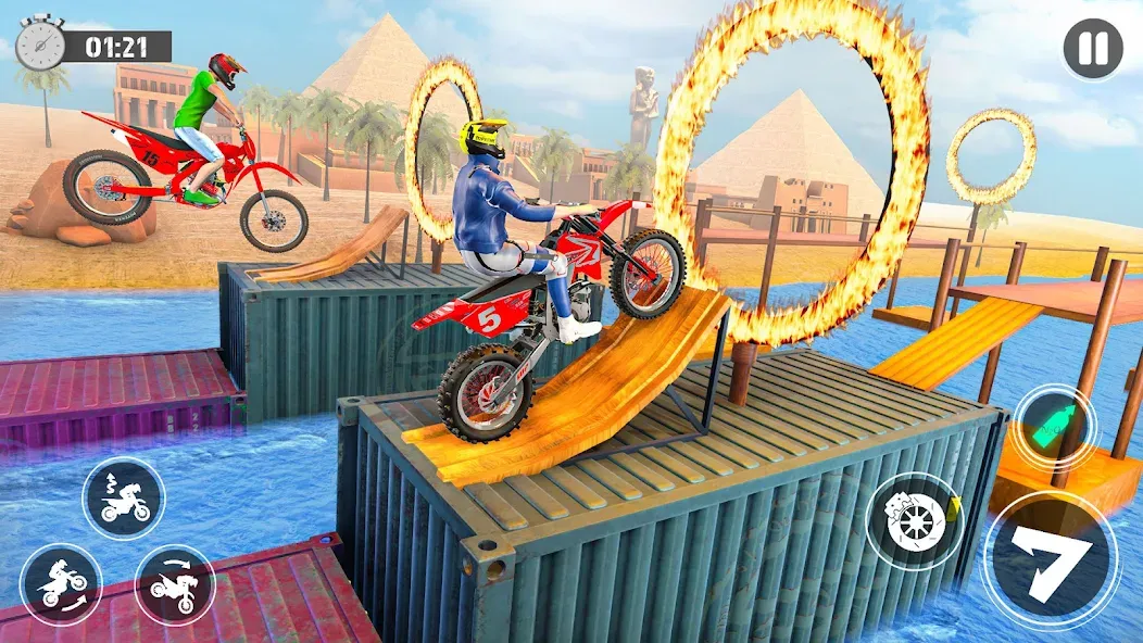 Скачать Bike Stunt Race Tricks Master с модом — Безлимитное топливо и открыты трассы — скриншот 5 Скачать Bike Stunt Race Tricks Master с модом — Безлимитное топливо и открыты трассы — скриншот 5
