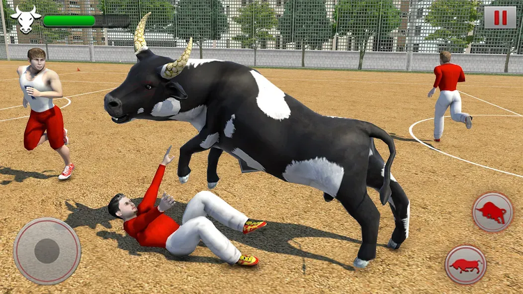 Скачать взлом Bull Fighting Game: Bull Games на Андроид — Безлимитные деньги и урон — скриншот 4