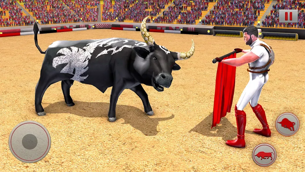 Скачать взлом Bull Fighting Game: Bull Games на Андроид — Безлимитные деньги и урон — скриншот 5