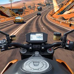 Moto Rider GO: Highway Traffic на Андроид — Безлимитные деньги и топливо