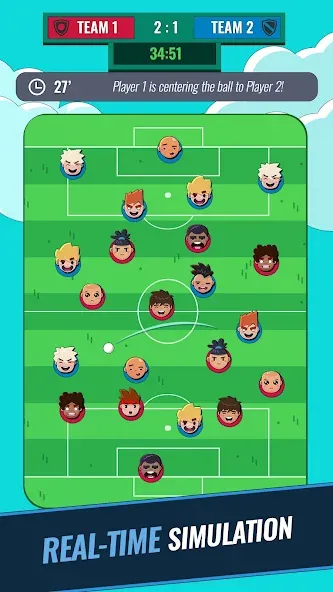 Скачать Merge Football Manager: Soccer — Безлимитные деньги и усиленная команда — скриншот 1