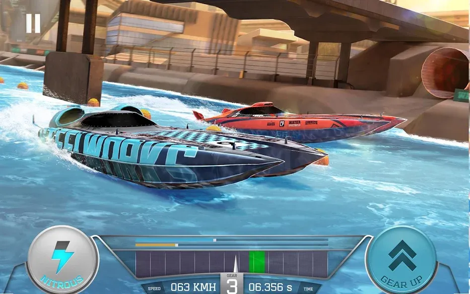 TopBoat: Racing Boat Simulator на Андроид — Мод Безлимитные деньги и топовые лодки — скриншот 4