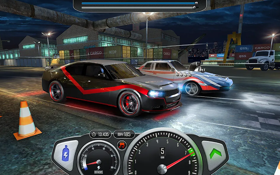 TopSpeed: Drag & Fast Racing — Взломанная версия (Безлимитные деньги и топливо) — скриншот 1 TopSpeed: Drag & Fast Racing — Взломанная версия (Безлимитные деньги и топливо) — скриншот 1