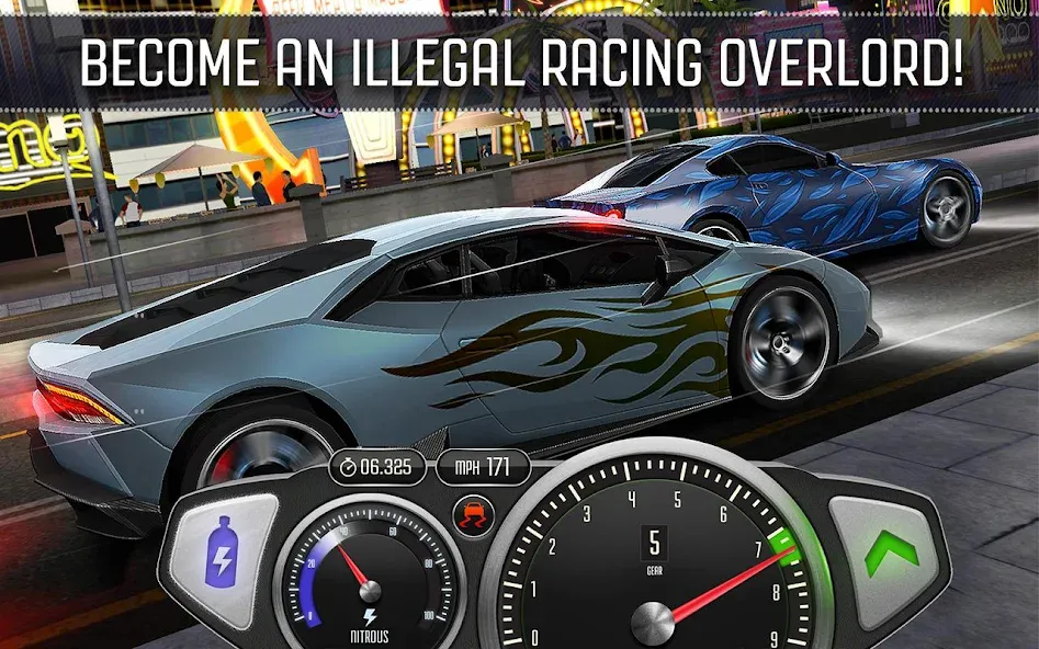 TopSpeed: Drag & Fast Racing — Взломанная версия (Безлимитные деньги и топливо) — скриншот 4 TopSpeed: Drag & Fast Racing — Взломанная версия (Безлимитные деньги и топливо) — скриншот 4