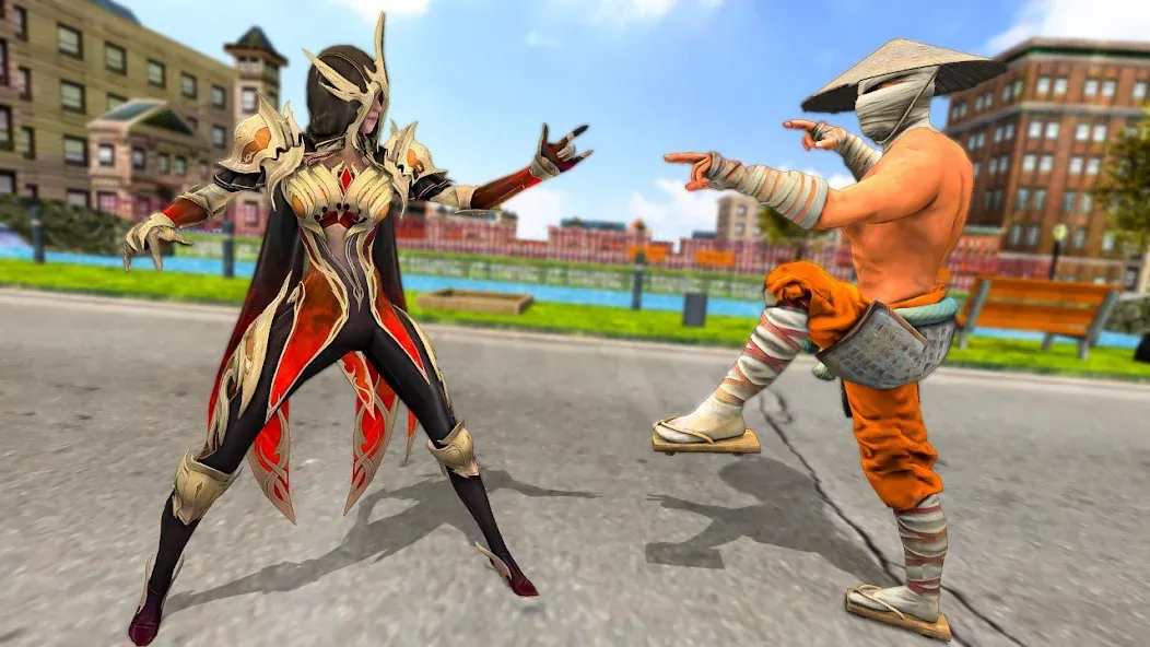 Ninja Master 3D Fighting Games на Андроид — Мод Безлимитные деньги и энергия — скриншот 5 Ninja Master 3D Fighting Games на Андроид — Мод Безлимитные деньги и энергия — скриншот 5
