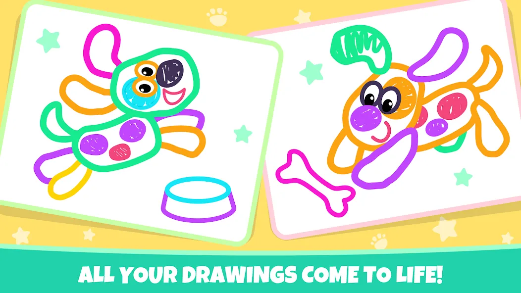 Drawing for kids! Toddler draw — Мод: Все рисунки и цвета открыты — скриншот 4 Drawing for kids! Toddler draw — Мод: Все рисунки и цвета открыты — скриншот 4