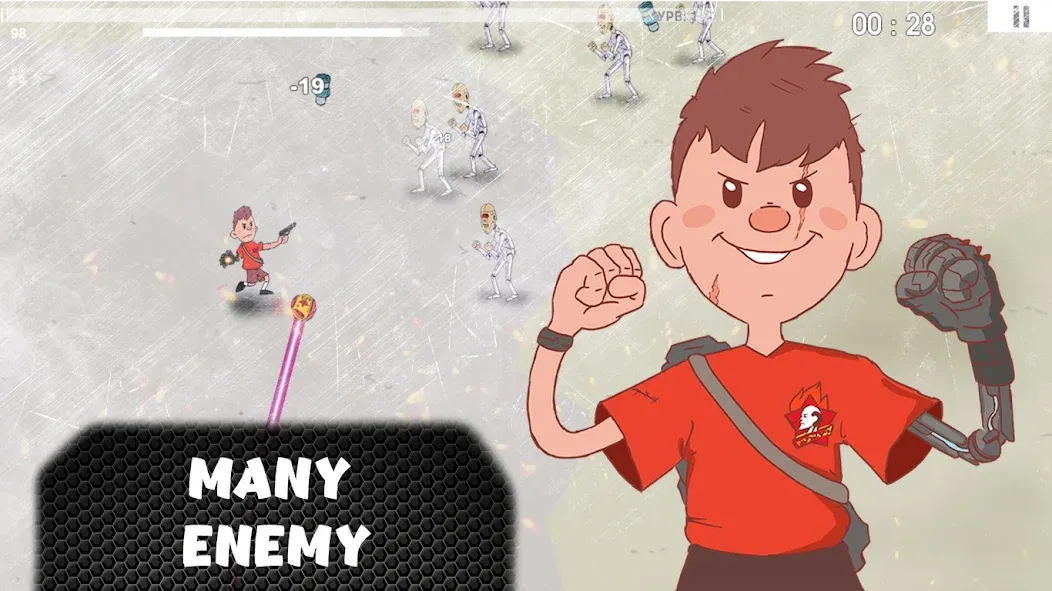 Atomic Survivors MOD APK на Android — Бесконечные ресурсы и усиленное оружие — скриншот 2