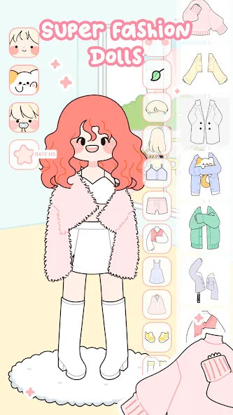 Скачать Lovely Doll : Dress Up Game на Android — Милые наряды и безлимитные монеты — скриншот 1