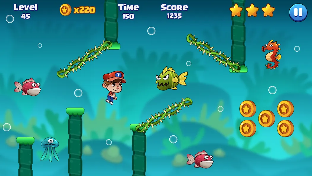 Скачать Super Bill World-Fun Adventure — Модификация Безлимитные монеты и открытые уровни — скриншот 5 Скачать Super Bill World-Fun Adventure — Модификация Безлимитные монеты и открытые уровни — скриншот 5