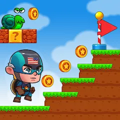 Скачать Super Bill World-Fun Adventure — Модификация Безлимитные монеты и открытые уровни