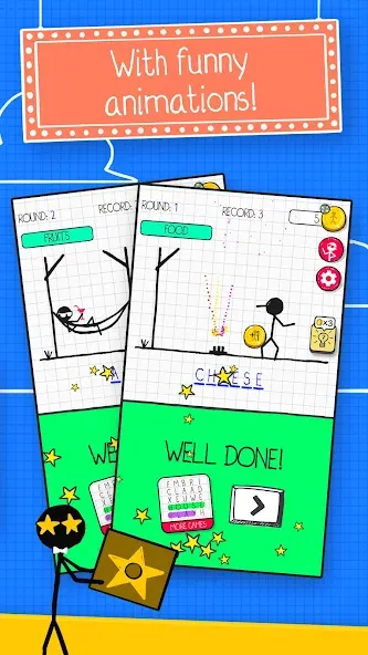 Скачать Hangman на телефон — Без рекламы и бесконечные подсказки — скриншот 3