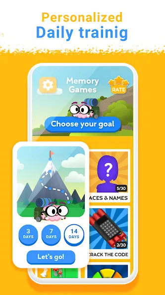 Train your Brain. Memory Games MOD — Без рекламы и все уровни открыты на Андроид — скриншот 3 Train your Brain. Memory Games MOD — Без рекламы и все уровни открыты на Андроид — скриншот 3