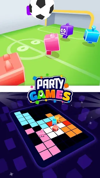 Скачать Party Games - 13 Mini Games с модом — Все мини-игры разблокированы — скриншот 1