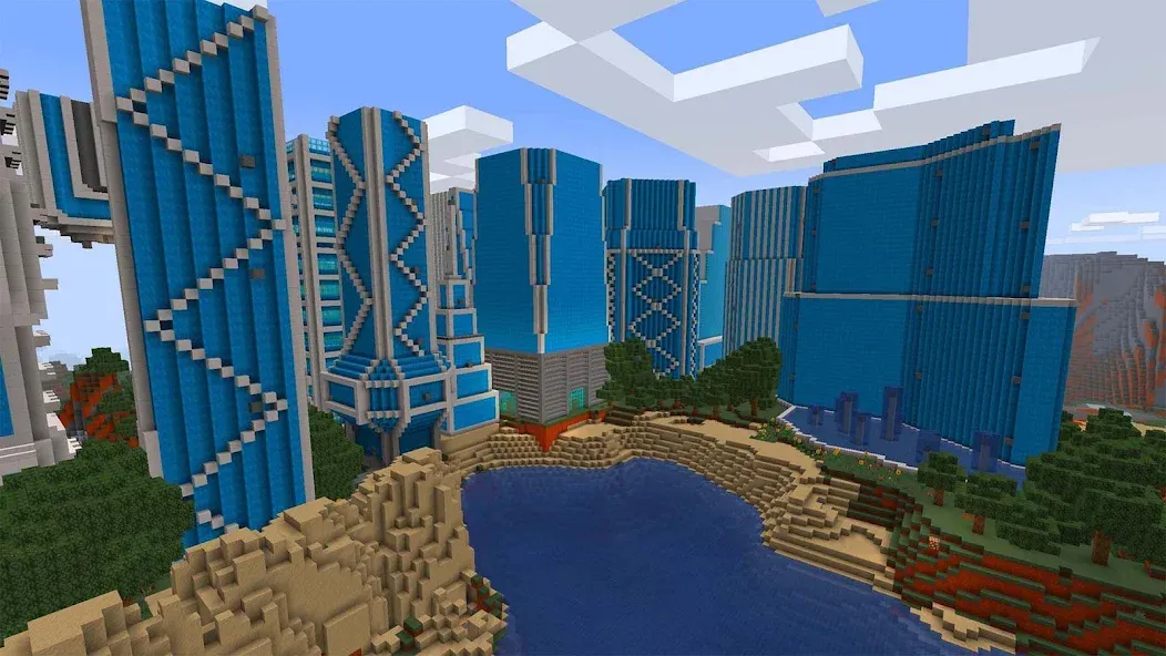 Скачать Mini Block Craft Realm Craft — Модификация Бесконечные ресурсы и все постройки — скриншот 3 Скачать Mini Block Craft Realm Craft — Модификация Бесконечные ресурсы и все постройки — скриншот 3