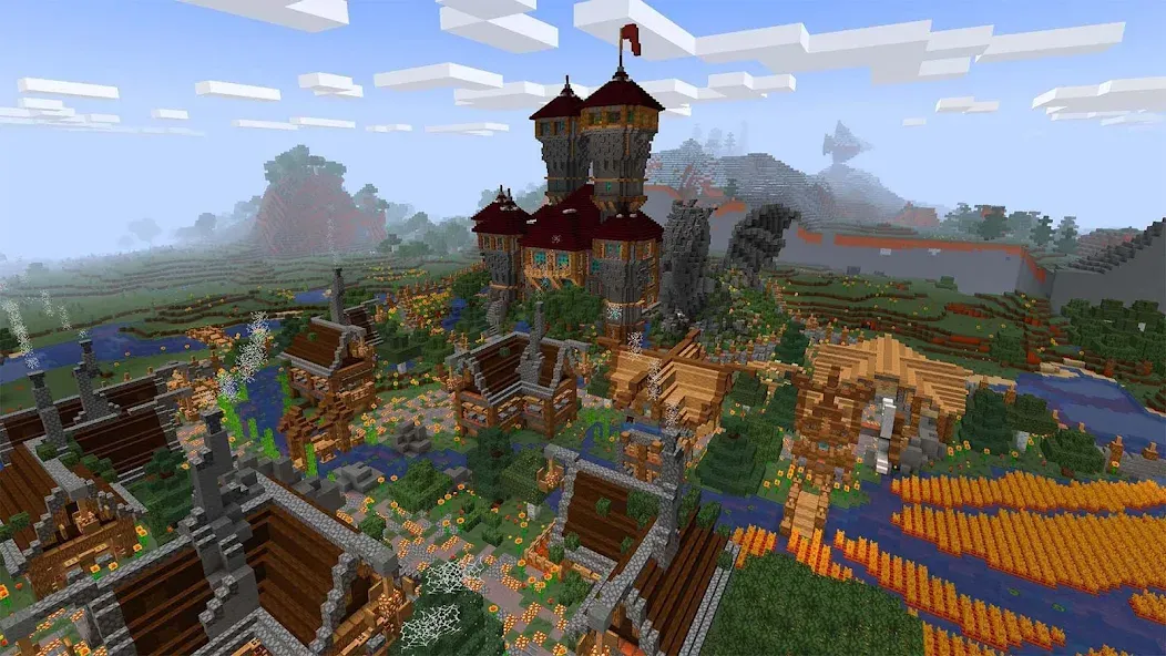 Скачать Mini Block Craft Realm Craft — Модификация Бесконечные ресурсы и все постройки — скриншот 5 Скачать Mini Block Craft Realm Craft — Модификация Бесконечные ресурсы и все постройки — скриншот 5