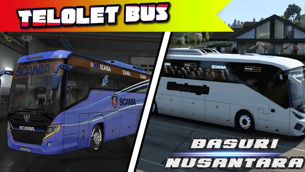 Bus Telolet Basuri Nusantara на Андроид — Безлимитные деньги и все автобусы — скриншот 1
