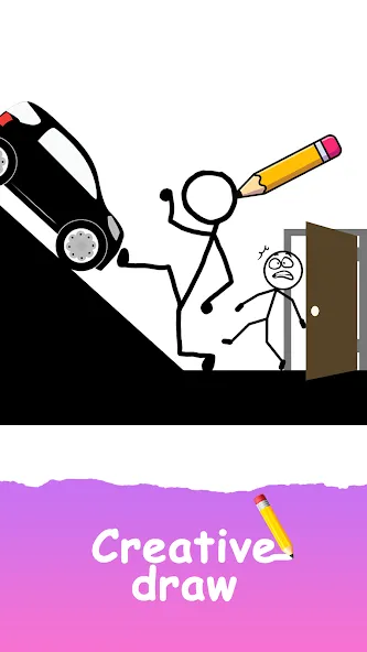 Скачать Save The Stick: Draw 2 Save — Безлимитные подсказки и открыты все уровни — скриншот 4