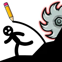 Скачать Save The Stick: Draw 2 Save — Безлимитные подсказки и открыты все уровни