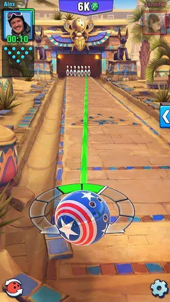 Скачать Bowling Crew — 3D bowling game — Последняя версия (Безлимитные монеты и открытые дорожки) — скриншот 3