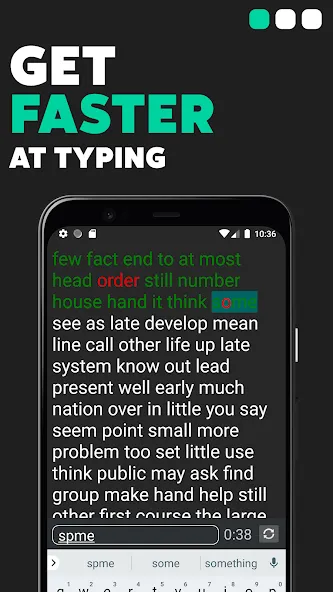 Скачать TypeGo – speed up your typing! с модом — Быстрая прокачка навыков печати — скриншот 1 Скачать TypeGo – speed up your typing! с модом — Быстрая прокачка навыков печати — скриншот 1