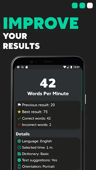 Скачать TypeGo – speed up your typing! с модом — Быстрая прокачка навыков печати — скриншот 2 Скачать TypeGo – speed up your typing! с модом — Быстрая прокачка навыков печати — скриншот 2