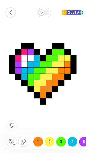 Скачать взлом Color by Number：Coloring Games на Андроид — Без рекламы и все раскраски открыты — скриншот 4