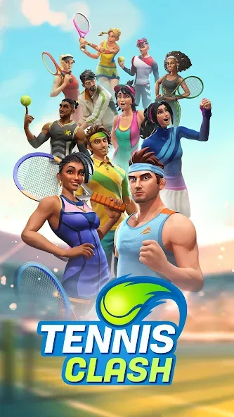Tennis Clash: Multiplayer Game MOD APK на Android — Безлимитные деньги и энергия — скриншот 4 Tennis Clash: Multiplayer Game MOD APK на Android — Безлимитные деньги и энергия — скриншот 4