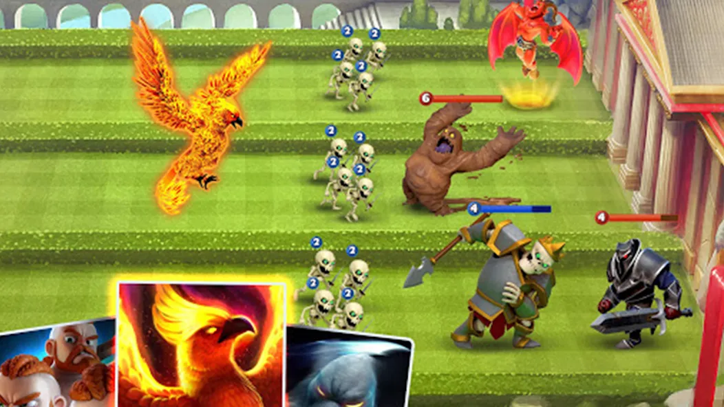 Castle Crush：Epic Battle MOD — Безлимитные монеты и энергия на Андроид — скриншот 3