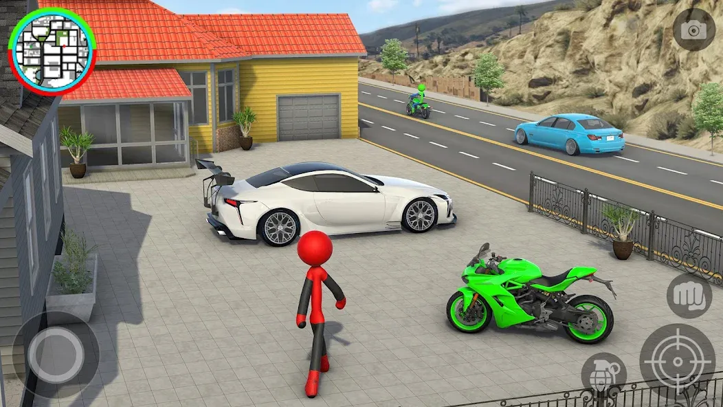 Скачать StickMan Rope Hero Spider Game MOD APK — Безлимитные деньги и суперспособности — скриншот 1 Скачать StickMan Rope Hero Spider Game MOD APK — Безлимитные деньги и суперспособности — скриншот 1