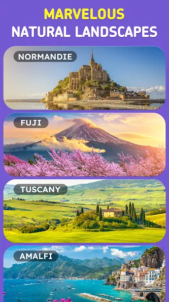 World Trip - Word Games MOD APK на Android — Без рекламы и много подсказок — скриншот 4