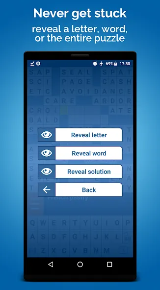 Crossword Puzzle — Взломанная версия (Подсказки доступны без ограничений) — скриншот 3 Crossword Puzzle — Взломанная версия (Подсказки доступны без ограничений) — скриншот 3