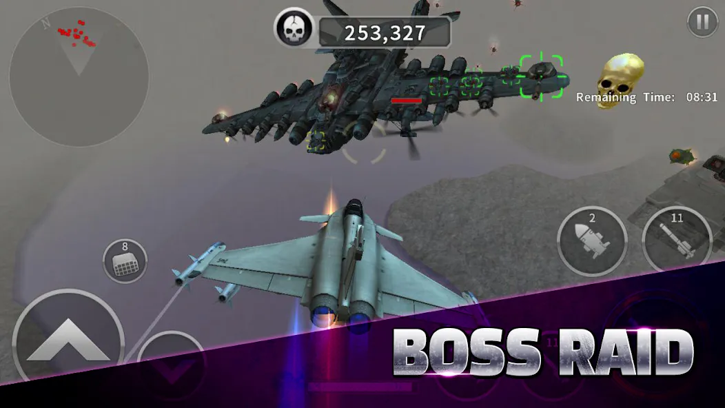 Скачать взлом GUNSHIP BATTLE: Helicopter 3D на Андроид — Безлимитные деньги и топливо — скриншот 4