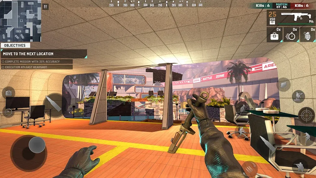 BattleZone: PvP FPS Shooter — Взломанная версия (Безлимитные патроны и здоровье) — скриншот 4 BattleZone: PvP FPS Shooter — Взломанная версия (Безлимитные патроны и здоровье) — скриншот 4