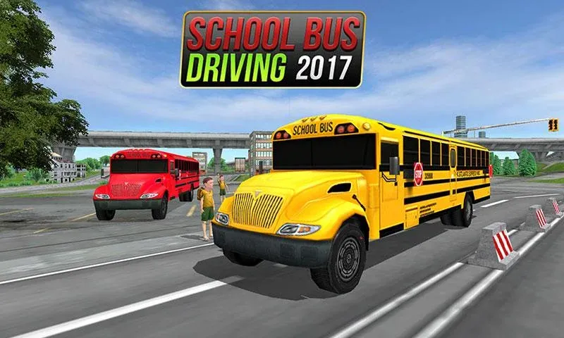 Скачать School Bus Driving Game (Мод: Безлимитные деньги и топливо) на Андроид — скриншот 1
