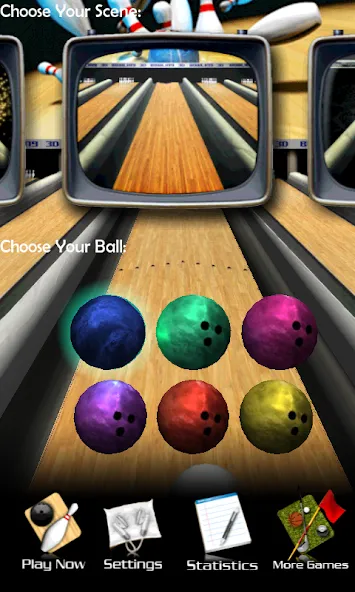 Скачать 3D Bowling (Мод: Безлимитные монеты и все шары) на Андроид — скриншот 1