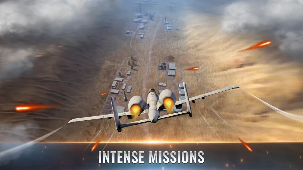 Fighter Pilot: HeavyFire Mod APK Безлимитные деньги и топливо — Скачать на Андроид — скриншот 2 Fighter Pilot: HeavyFire Mod APK Безлимитные деньги и топливо — Скачать на Андроид — скриншот 2