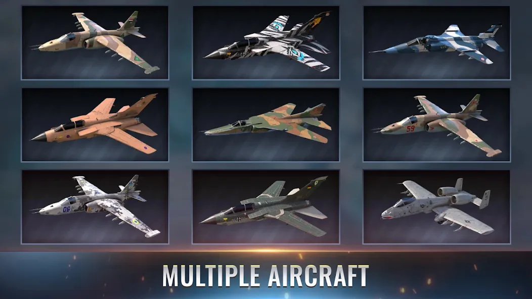 Fighter Pilot: HeavyFire Mod APK Безлимитные деньги и топливо — Скачать на Андроид — скриншот 3 Fighter Pilot: HeavyFire Mod APK Безлимитные деньги и топливо — Скачать на Андроид — скриншот 3