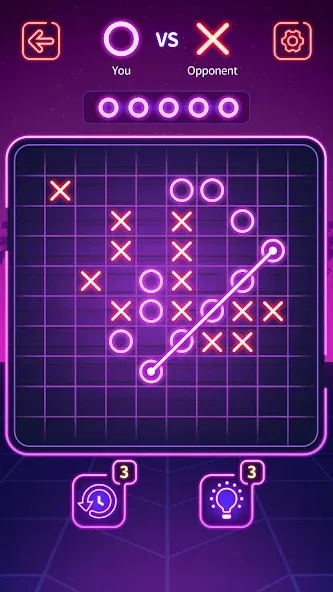 Tic Tac Toe - Offline XOXO MOD APK на Android — Без рекламы и всё открыто — скриншот 2 Tic Tac Toe - Offline XOXO MOD APK на Android — Без рекламы и всё открыто — скриншот 2