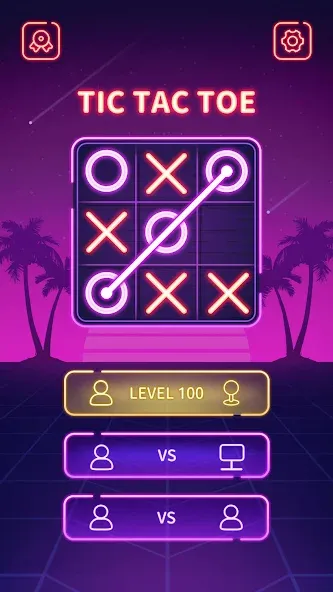 Tic Tac Toe - Offline XOXO MOD APK на Android — Без рекламы и всё открыто — скриншот 3 Tic Tac Toe - Offline XOXO MOD APK на Android — Без рекламы и всё открыто — скриншот 3