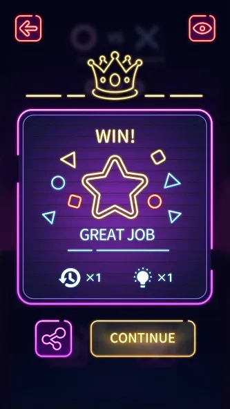 Tic Tac Toe - Offline XOXO MOD APK на Android — Без рекламы и всё открыто — скриншот 4 Tic Tac Toe - Offline XOXO MOD APK на Android — Без рекламы и всё открыто — скриншот 4