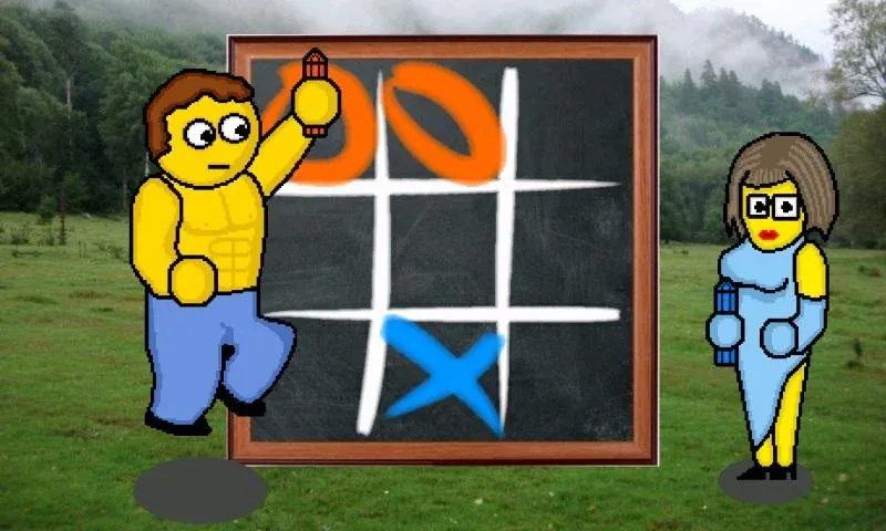 Скачать Tic Tac Toe Plus — Модификация Без рекламы и открыты все режимы — скриншот 1