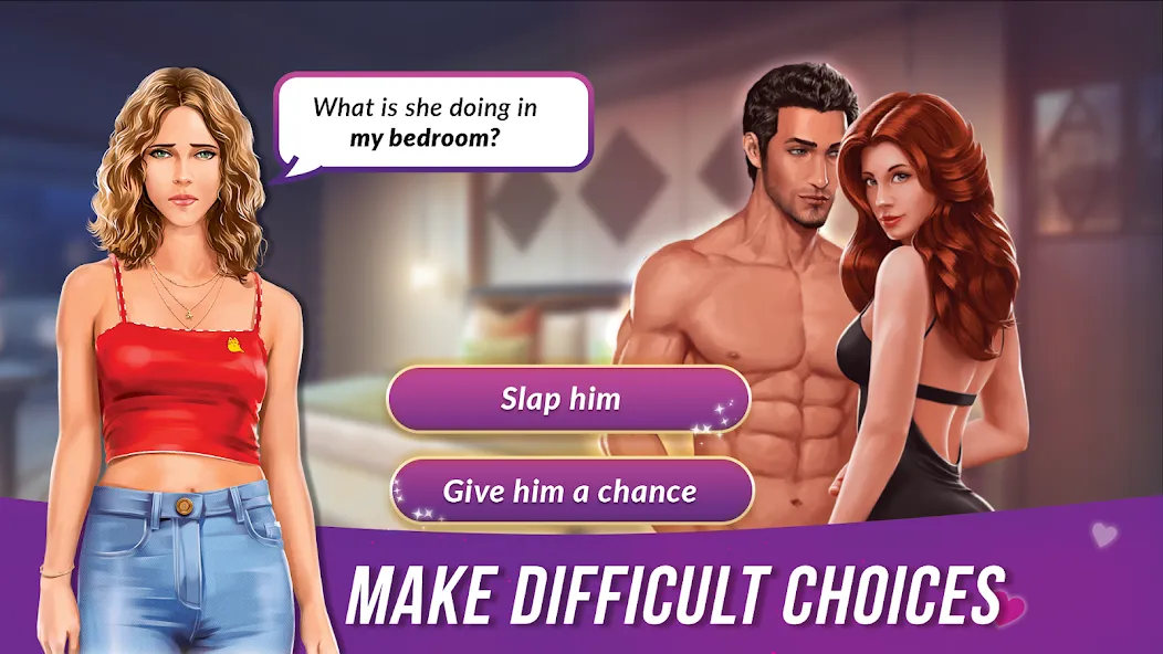 Скачать Perfume of Love, choice story на телефон — Открыты все варианты выбора — скриншот 3