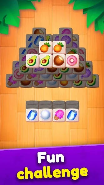 Tile Match (Мод Безлимитные подсказки и отмены ходов) — скриншот 4 Tile Match (Мод Безлимитные подсказки и отмены ходов) — скриншот 4