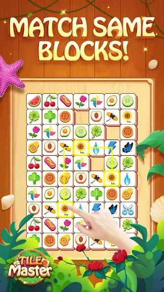 Tile Master® - Triple Match Mod APK Безлимитные подсказки и отмены ходов — Скачать на Андроид — скриншот 1