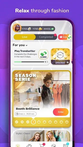 FashionVerse: Fashion Makeover MOD — Безлимитные деньги и все наряды открыты на Андроид — скриншот 1