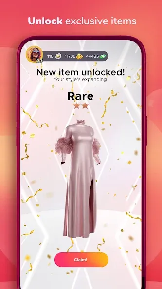 FashionVerse: Fashion Makeover MOD — Безлимитные деньги и все наряды открыты на Андроид — скриншот 3