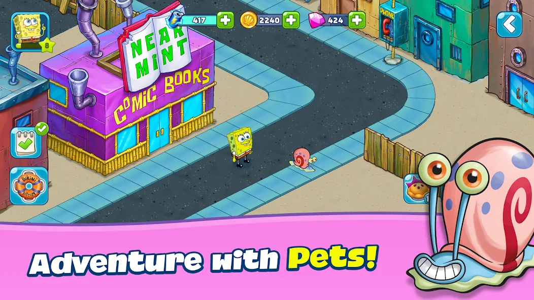 Скачать SpongeBob Adventures: In A Jam на Android — Безлимитные деньги и ресурсы — скриншот 5 Скачать SpongeBob Adventures: In A Jam на Android — Безлимитные деньги и ресурсы — скриншот 5